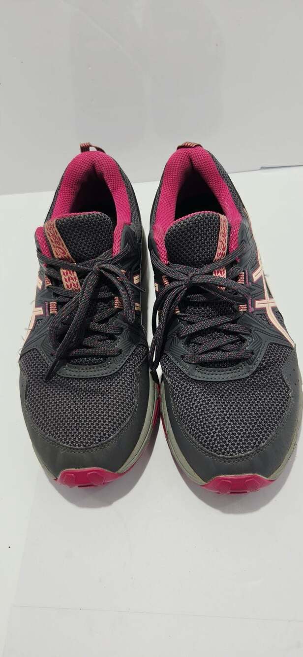 ASICS Gel-Venture 7 Women's Running Shoes Size 9 Gray Pink Trail Athletic Sneake